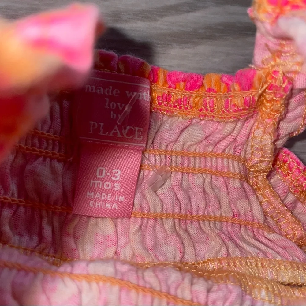 ⭐Children’s Place Baby Girls Summer Romper 0–3M⭐ - Picture 3 of 3